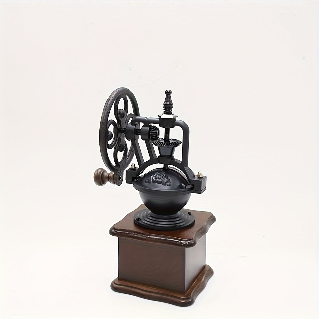 Enjoy The Outdoor Leisure Time And The Elegant Indoor Life. With A Light Luxury And Vintage Style, Experience All The Charm Of A Hand-crank Coffee Machine.