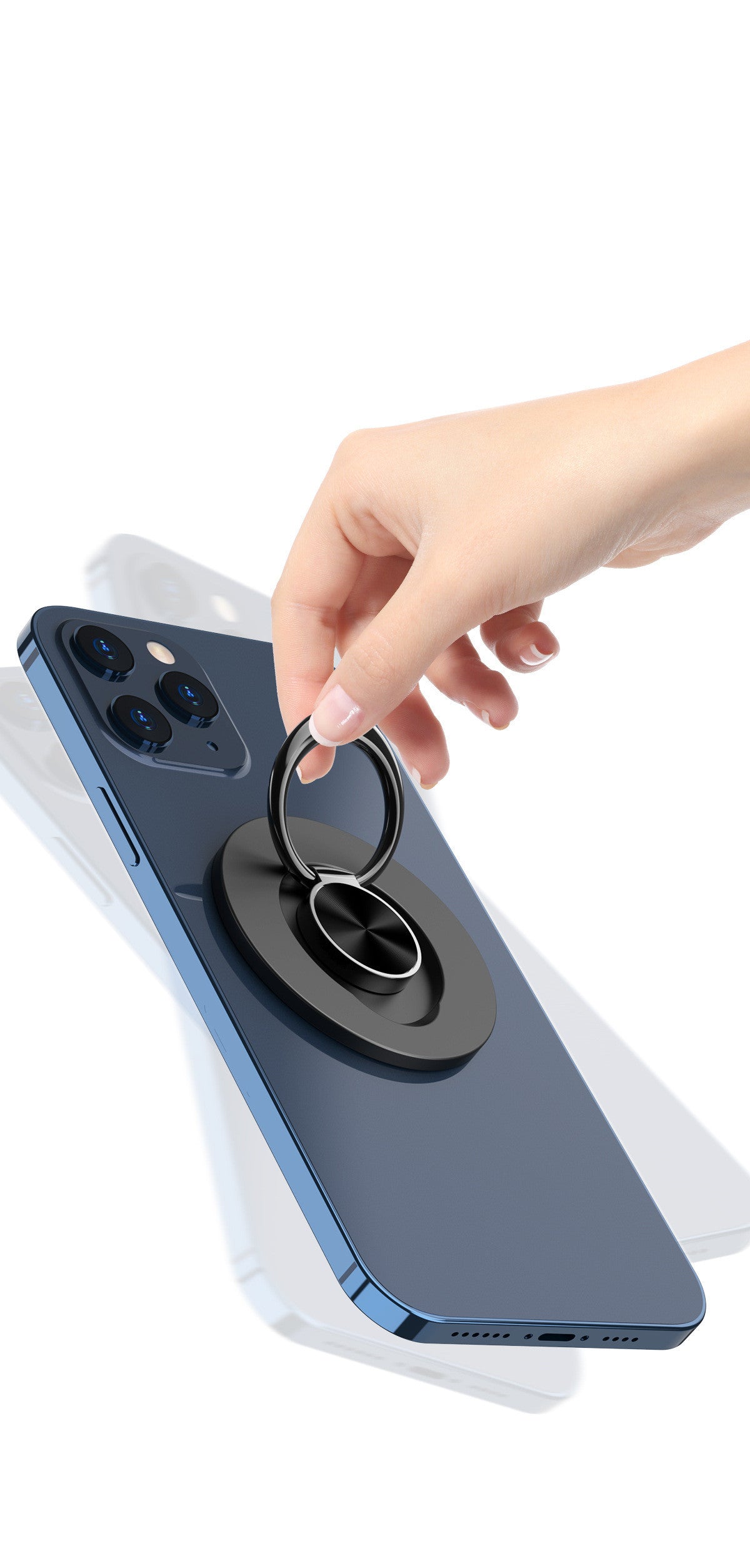 Mobile Phone Magnetic Ring Holder Suitable For Car Ring Buckle Gift Customized Logo Creative Hand Holder