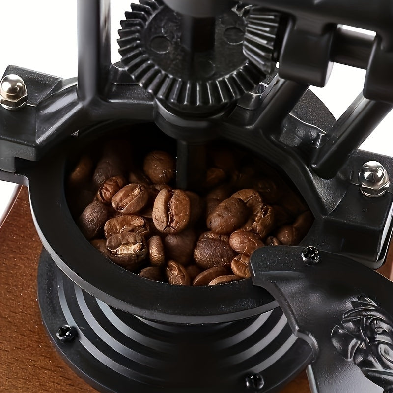 Enjoy The Outdoor Leisure Time And The Elegant Indoor Life. With A Light Luxury And Vintage Style, Experience All The Charm Of A Hand-crank Coffee Machine.