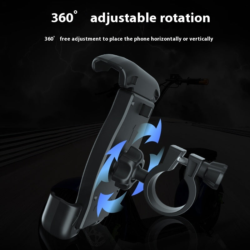 Motorcycle Mobile Phone Holder Car Rearview Mirror Bracket Riding