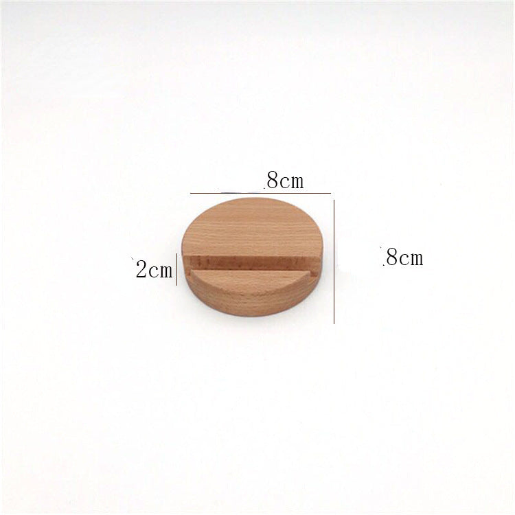 New Simple Universal Portable Solid Wood Cell Phone Racks