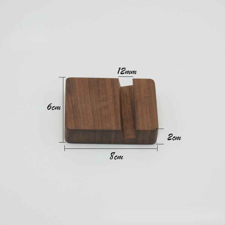 New Simple Universal Portable Solid Wood Cell Phone Racks
