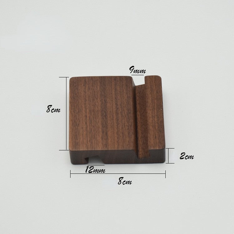 New Simple Universal Portable Solid Wood Cell Phone Racks