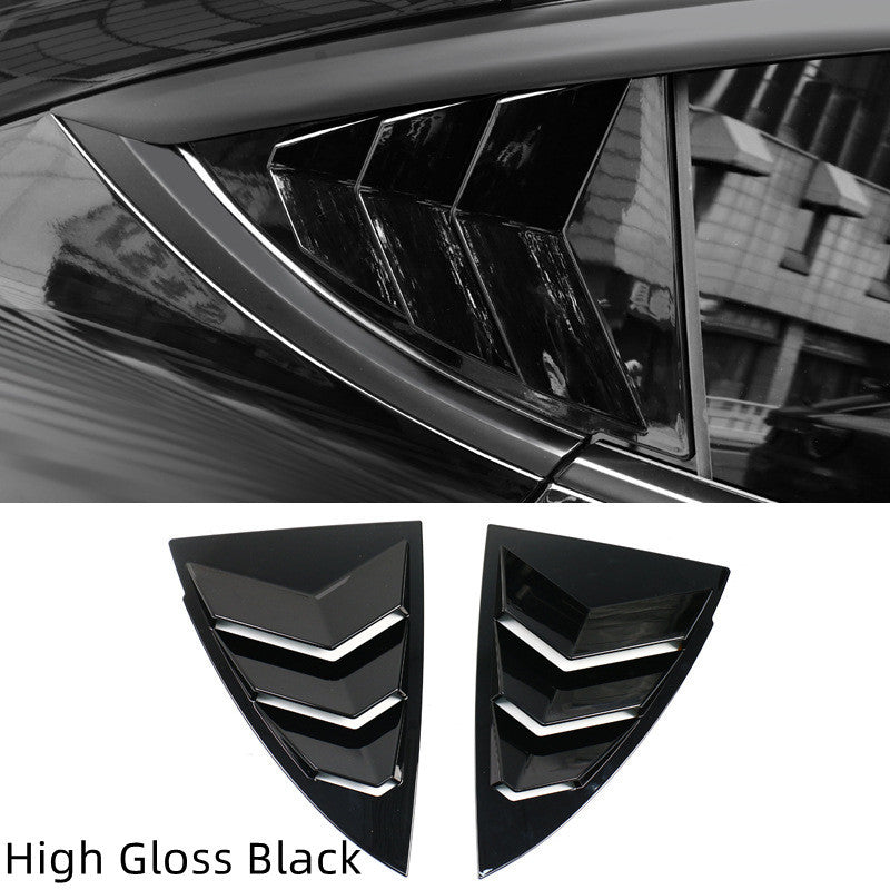 Model Y Shutter Deflector Rear Triangle Window Sticker
