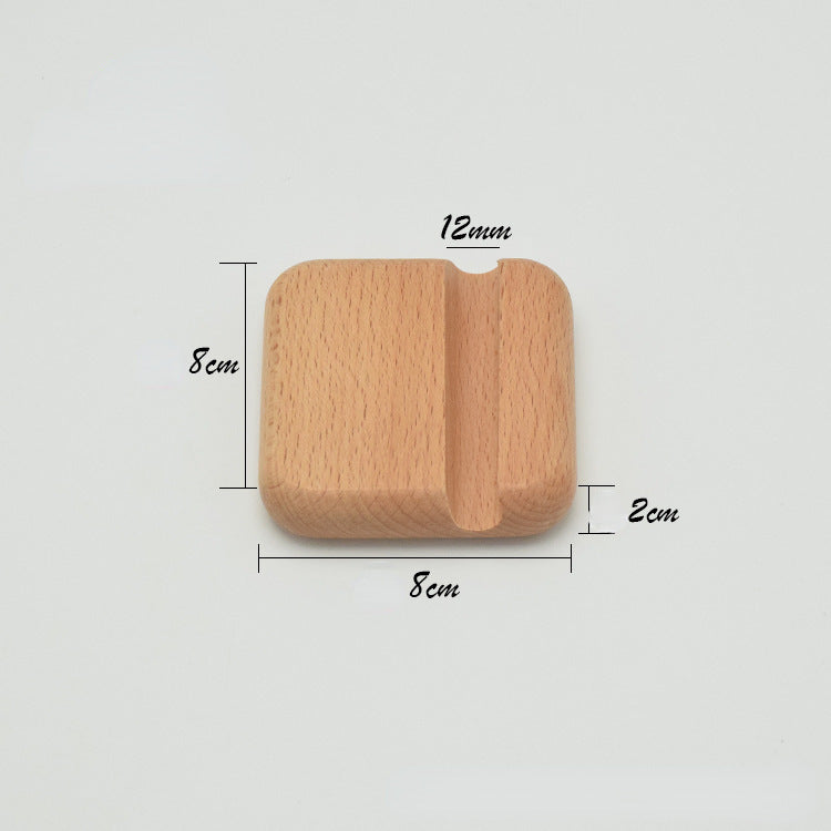 New Simple Universal Portable Solid Wood Cell Phone Racks