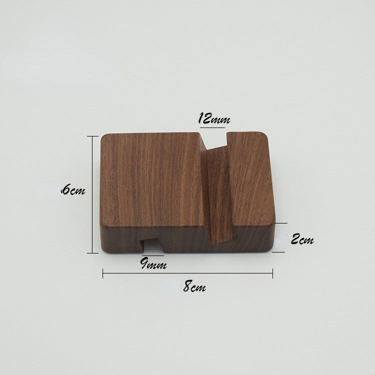 New Simple Universal Portable Solid Wood Cell Phone Racks