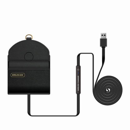 Dual Cell Storage Box For Wireless Charger For Car Storage