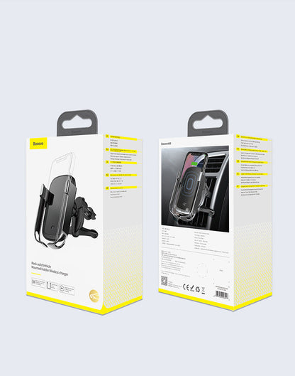 Intelligent Infrared Sensing Of Gravity Bracket Of Rock Mobile Phone Support Air Outlet Wireless Charging Vehicle