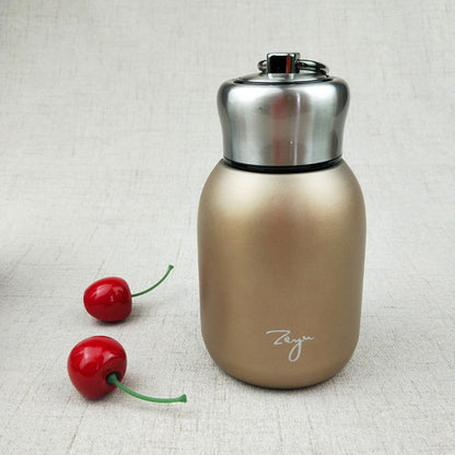 Creative Stainless Steel Vacuum Frosted Insulation Cup Portable Portable Water Cup