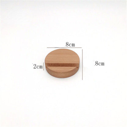 New Simple Universal Portable Solid Wood Cell Phone Racks