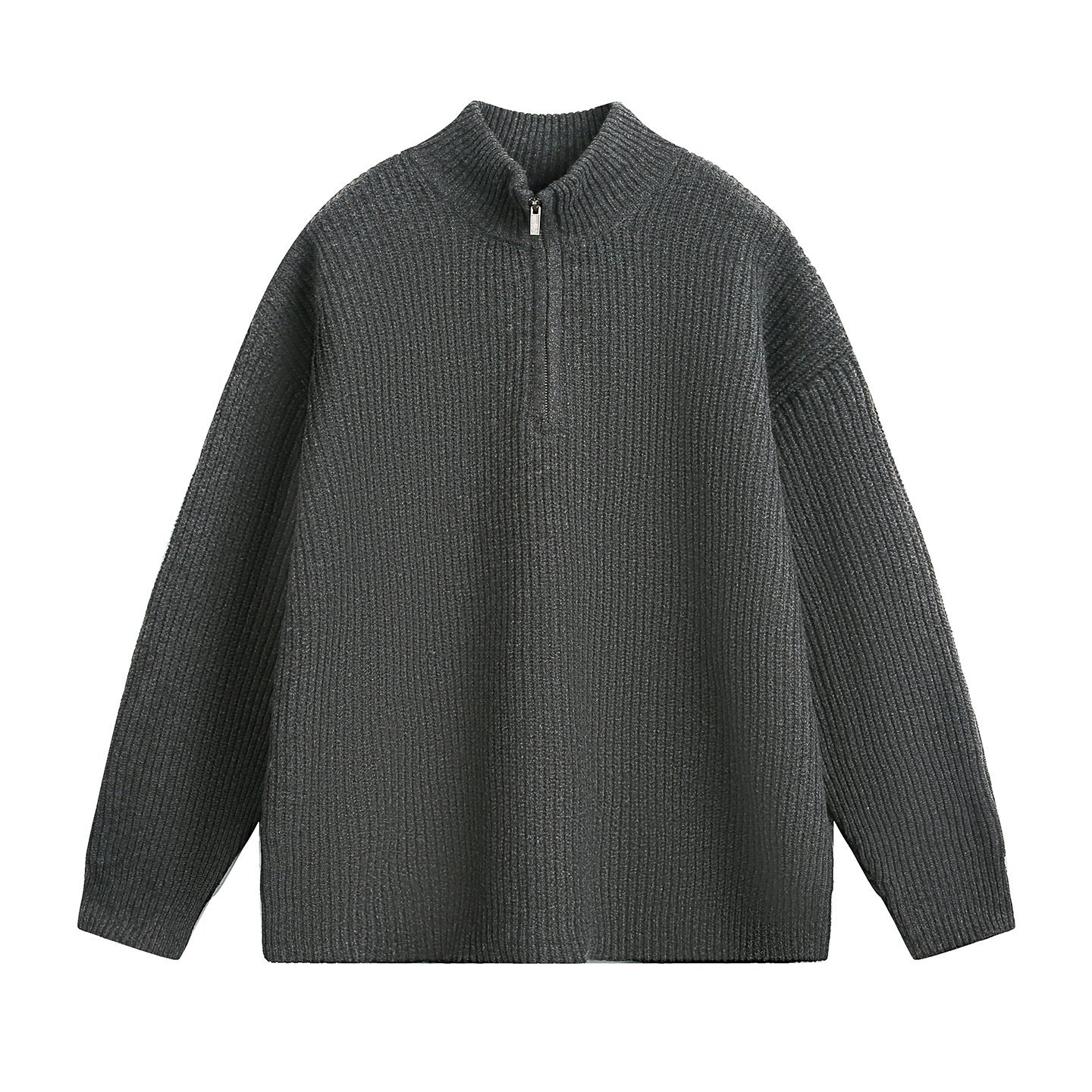 Stand Collar Sweater Men's Imitation Deer Plush