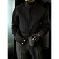 Solid Color Stand-up Collar All-match Trendy Jacket Coat