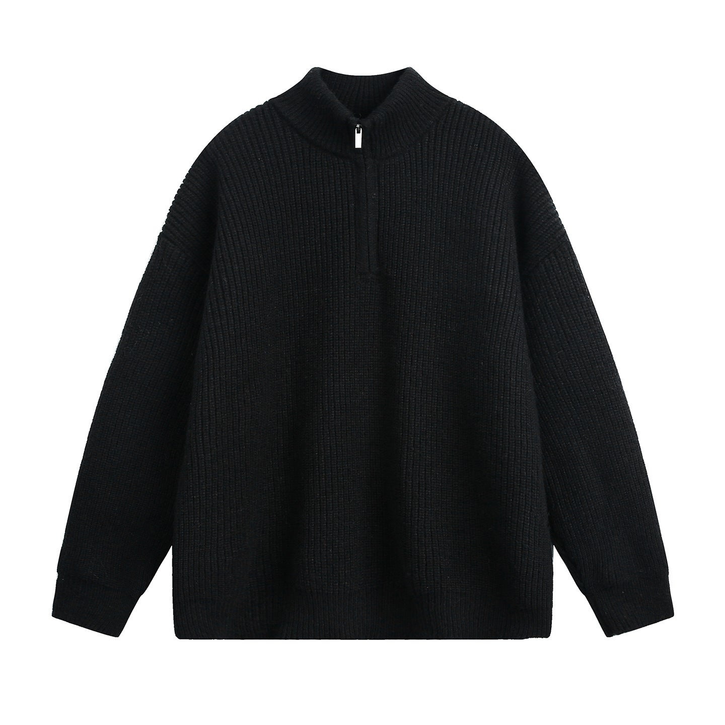 Stand Collar Sweater Men's Imitation Deer Plush