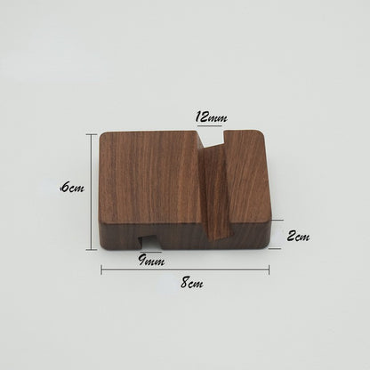 New Simple Universal Portable Solid Wood Cell Phone Racks